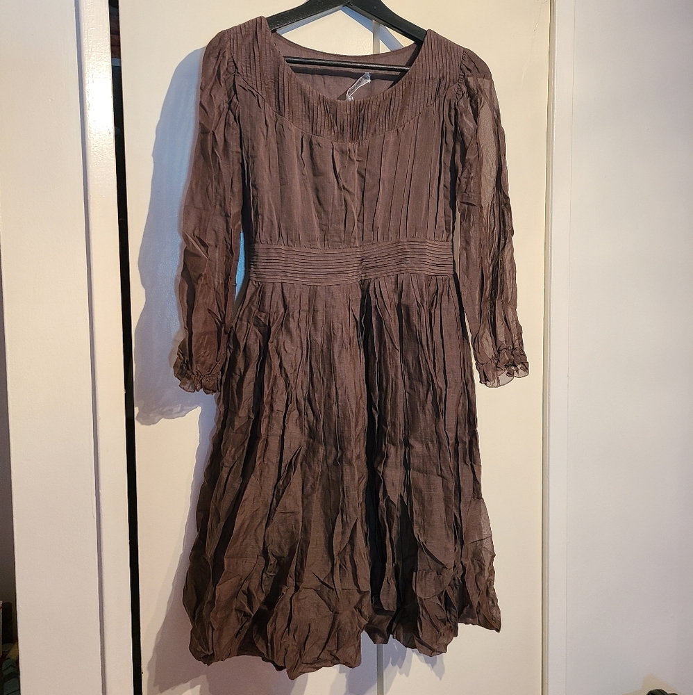 Rare 100% silk Tsumori Chisato bubble dress